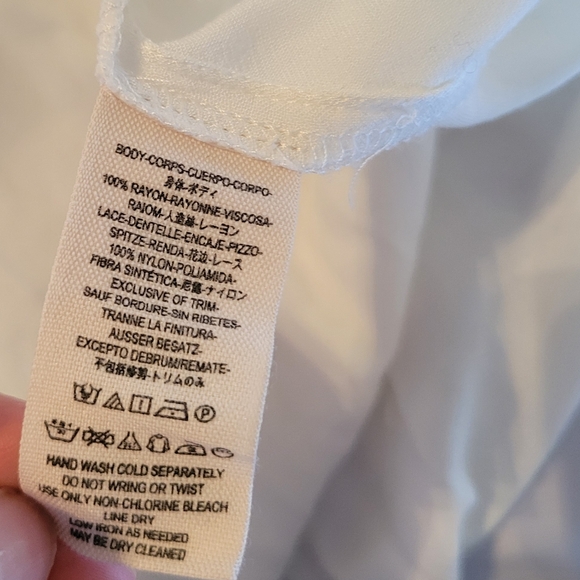 Free People Wild Wind Lace Top Size XS - Picture 10 of 11